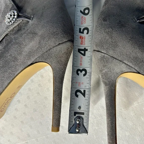 CHARLES BY CHARLES DAVID PISTOL MIRCROSUEDE WRAP-AROUND BOOT 8.5 NWOT - Picture 2 of 8